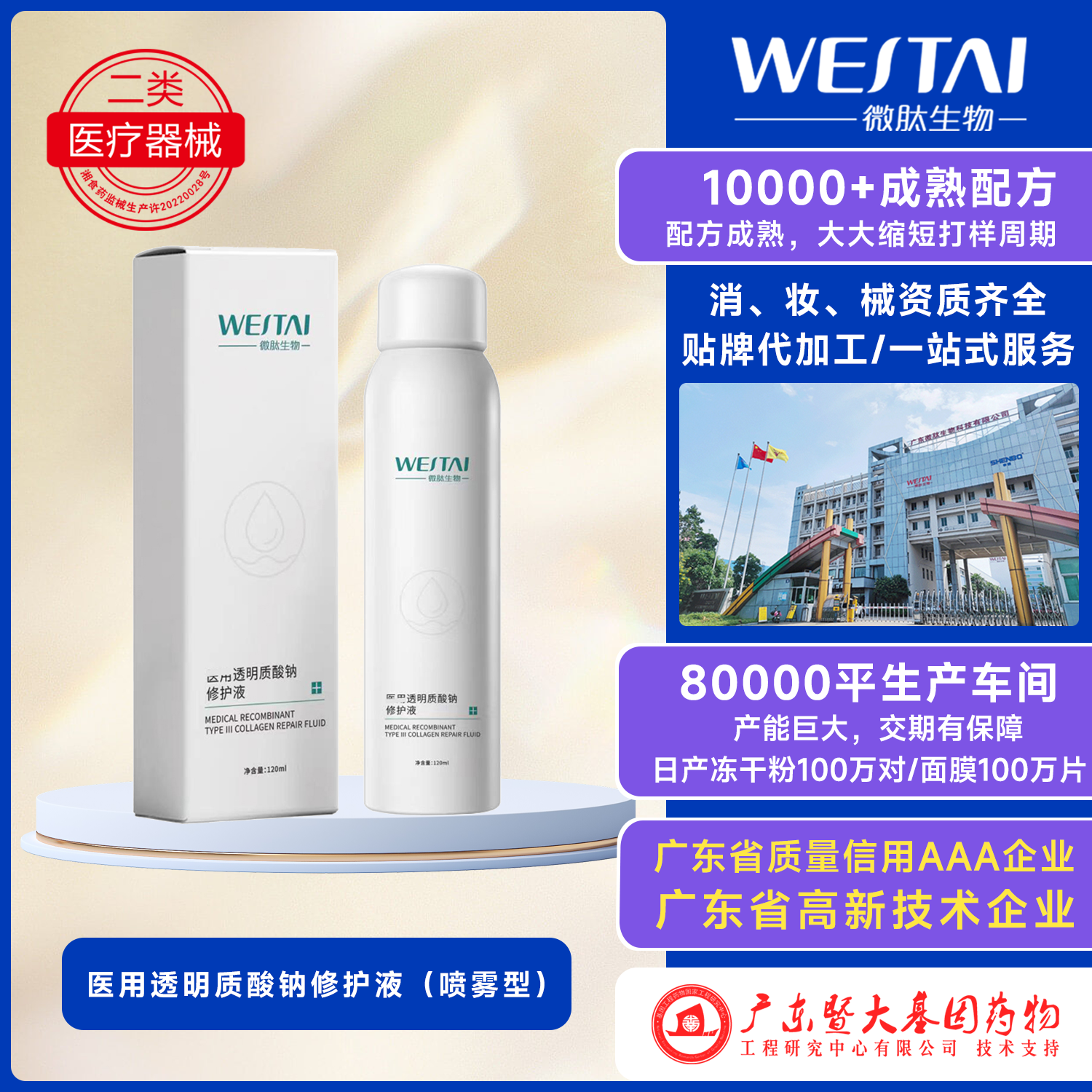 醫(yī)用透明質(zhì)酸鈉修護(hù)液（噴霧）